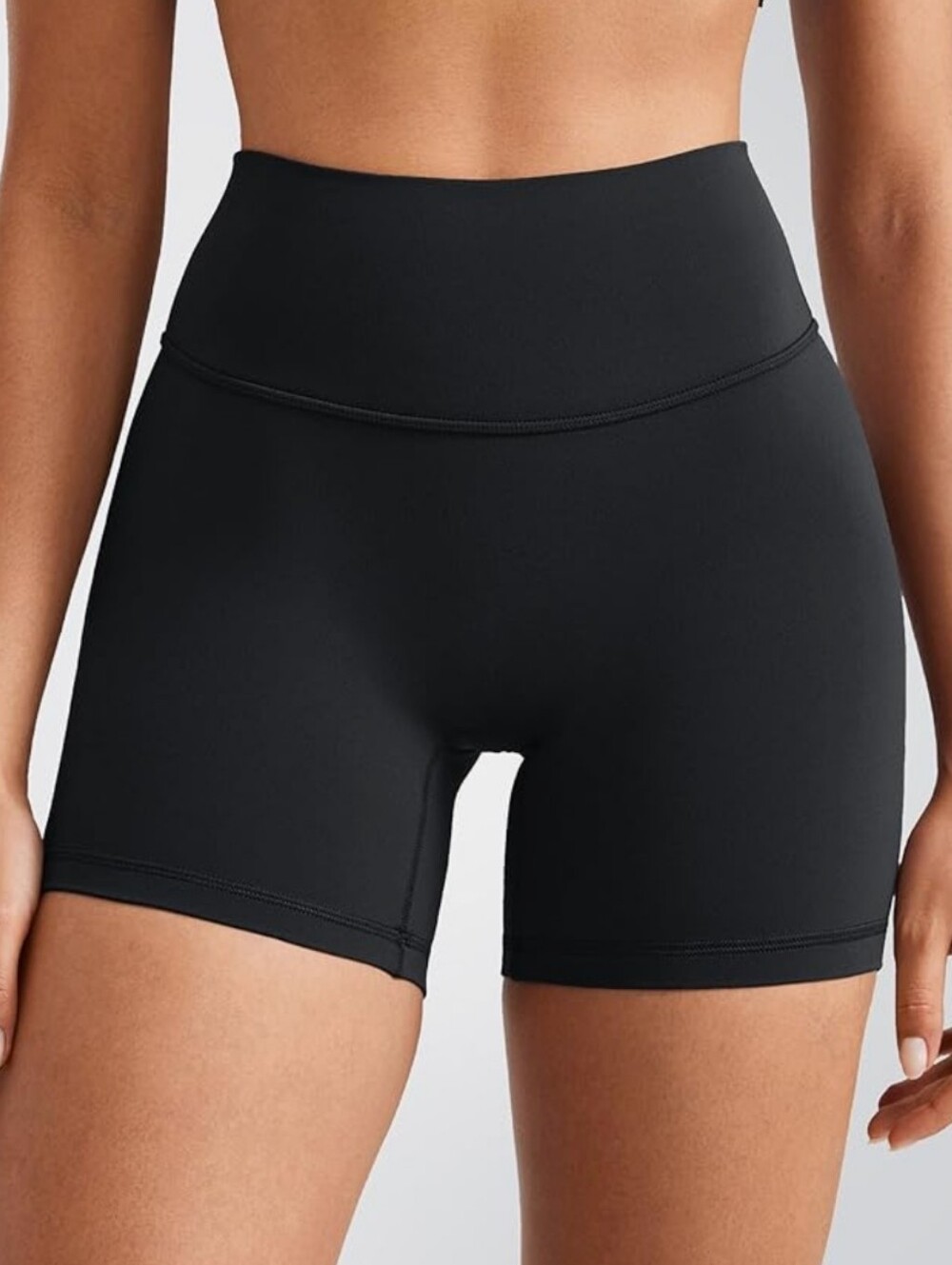 INGIA ACTIVEWEAR - 5 INCH V-BACK BIKER SHORTS